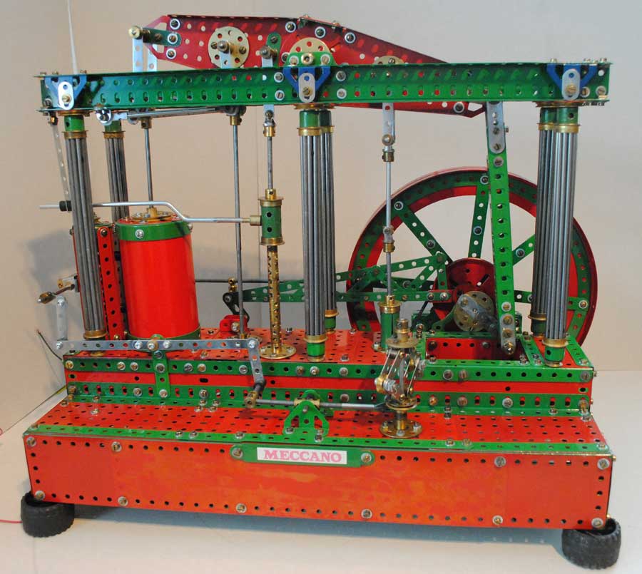 Side view of beam engine