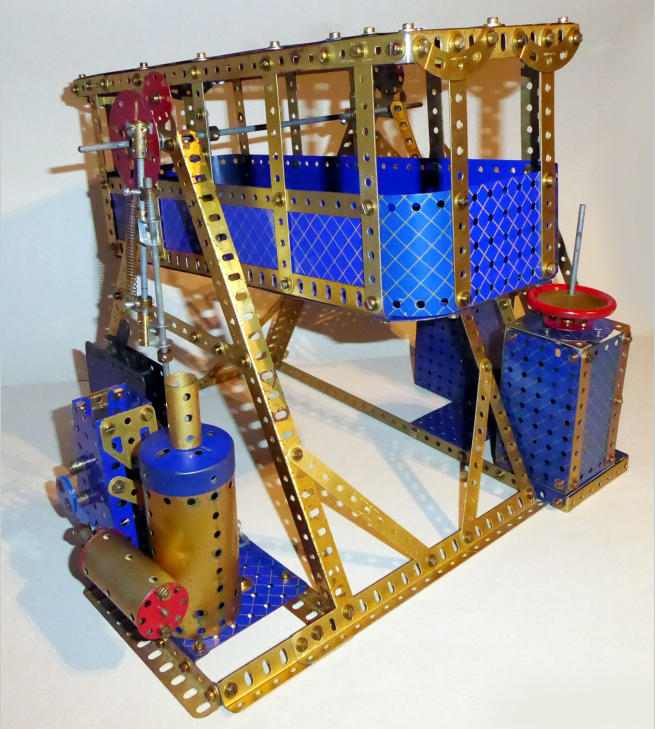 Meccano giant swing boat