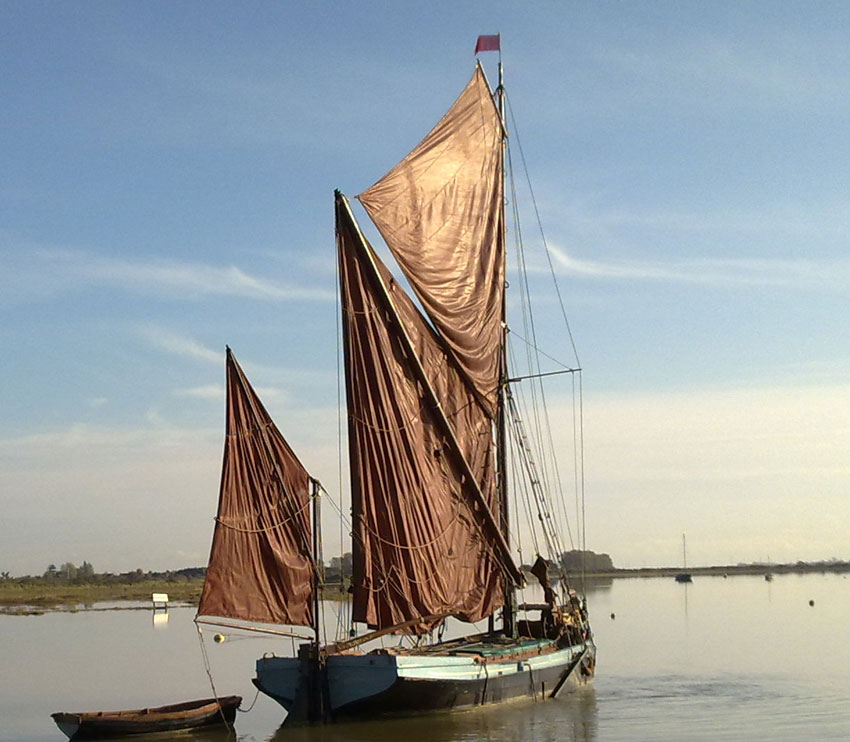 November sailing barge