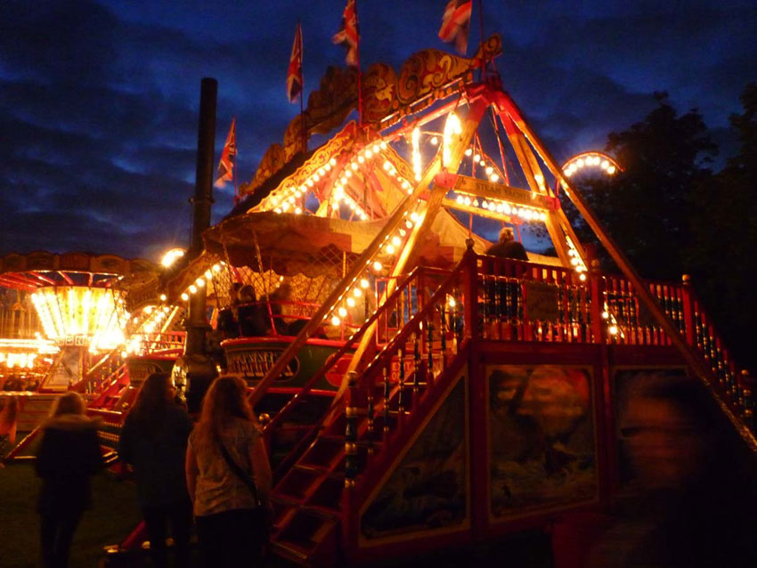 Steam Yachts at night