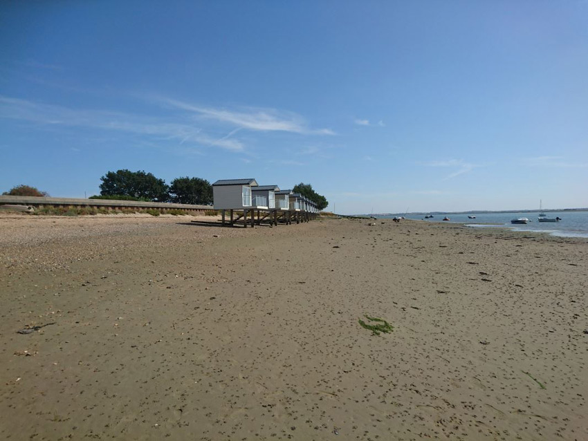 Mill beach modern huts