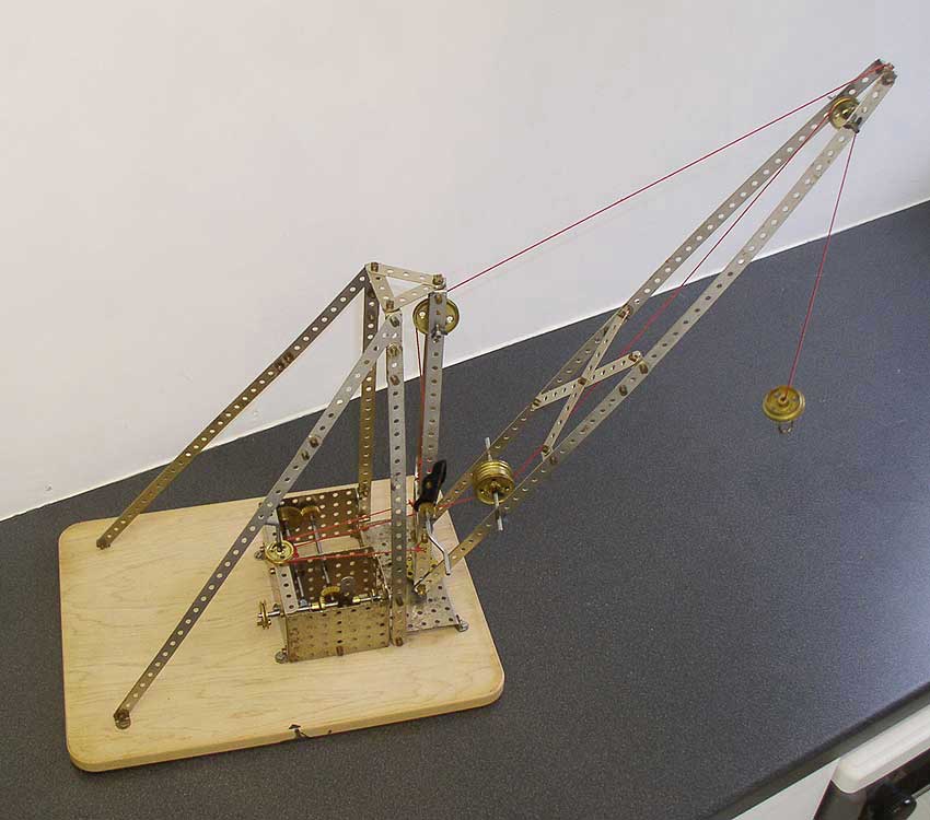 Meccano 1911 crane top