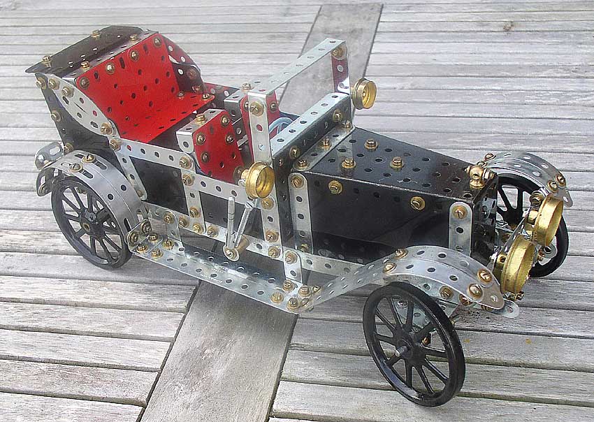 Meccano Veteran car front right