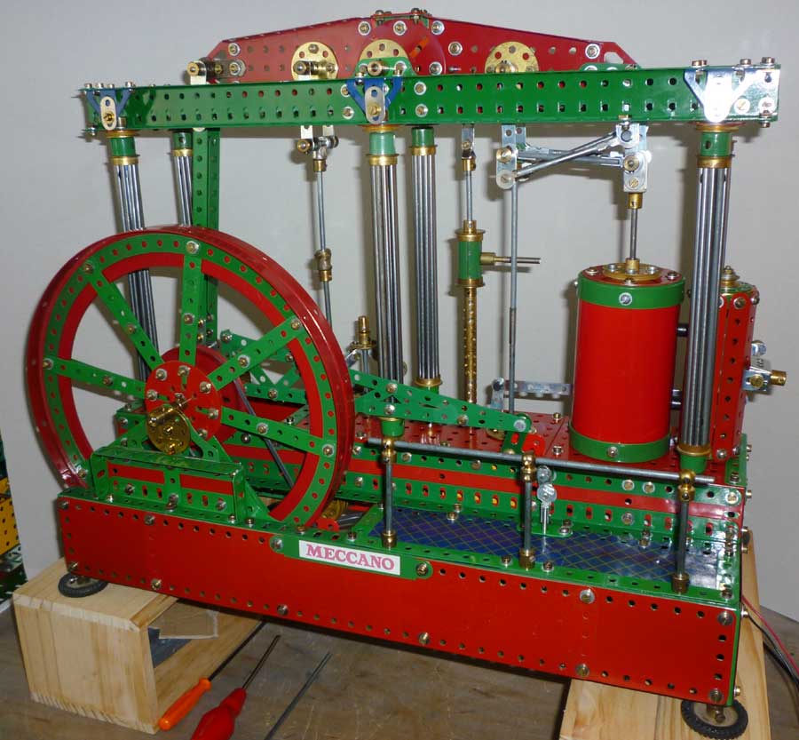 fly wheel side of beam engine