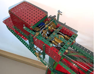 Close up of main gearbox